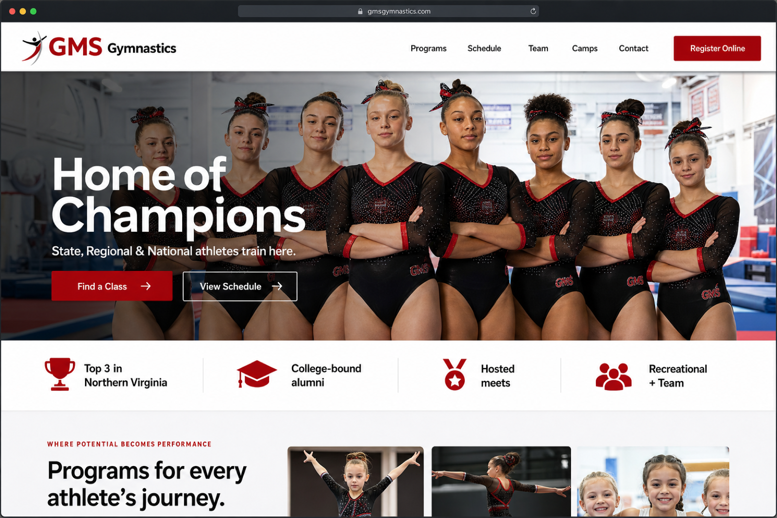 Champions First concept.