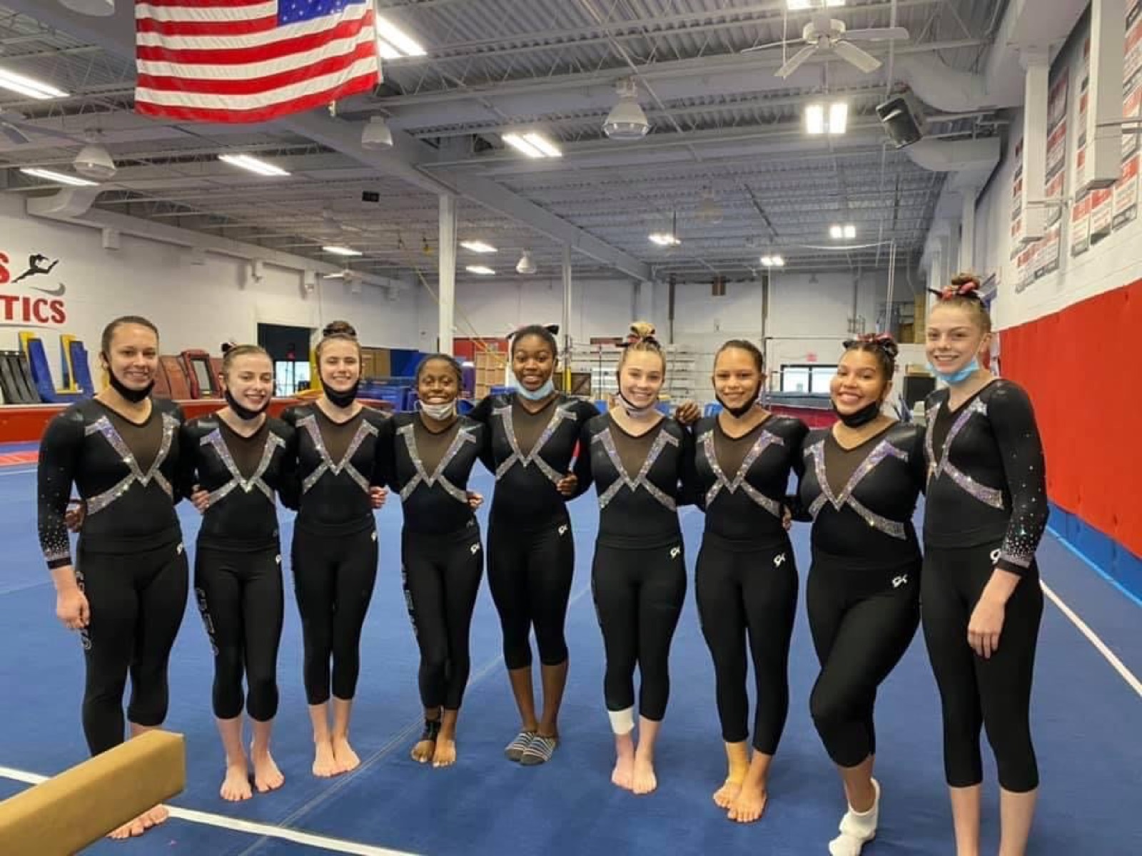 GMS hosted meet team photo.